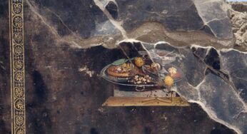 Pompei – Scoperto l’antenato della pizza in un dipinto di 2000 anni fa